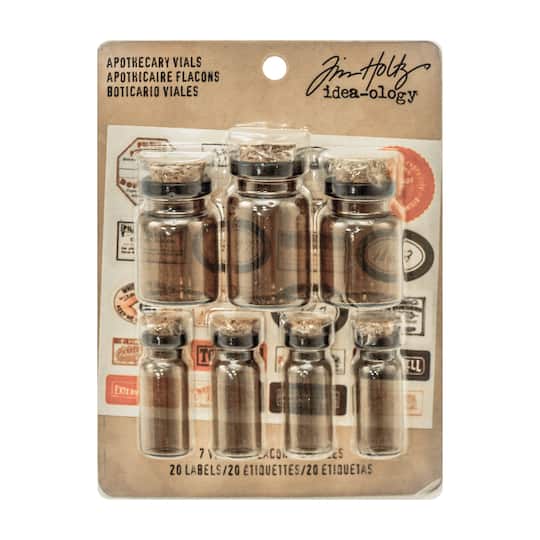 Tim Holtz® Idea-Ology Apothecary Vials & Labels
